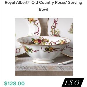 Royal Albert - Old Country Roses Serving Bowl - Christmas 2015